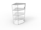 Clear Acrylic Candy Bin Partitioned Dry Food Display Spices Container Retail Donut Cookie Bin 16895