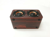 10W Bluetooth Speaker with Super Bass, Loud Fiber Wood Board Home Audio Wireless Speakers Subwoofer