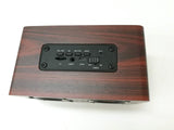 10W Bluetooth Speaker with Super Bass, Loud Fiber Wood Board Home Audio Wireless Speakers Subwoofer