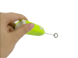 Handheld Electric Milk Frother, Milk Foamer – Battery Operated Frother (Green Handheld) 16936
