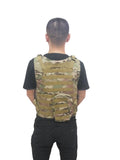 Adjustable Airsoft Vest Paintball Vest Tan Vest 20-24" H, Up to 50" Waist Circumference 16939NEW