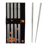Reusable Metal Chopstick Stainless Steel Chopsticks Classic Style Lightweight 16941-1PACK