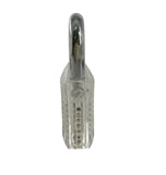 Practice Lock Set, Transparent Training Cutaway Acrylic Pin Tumbler Keyed Padlock for picking, 12+3