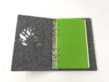 Tree of Life Notebook Refillable Journal Felt Cover Diary Art Drawing Sketchbook