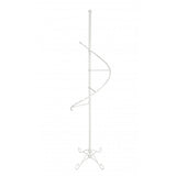 76" High Spiral Clothing Rack For Stores, Home Closet, Laundry Ironing Steaming Room With 19 Ball Stops, Versatile Apparel Hanger Floor Stand Display Rack Product Weight 11 Lbs 16967-NEW