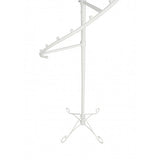 76" High Spiral Clothing Rack For Stores, Home Closet, Laundry Ironing Steaming Room With 19 Ball Stops, Versatile Apparel Hanger Floor Stand Display Rack Product Weight 11 Lbs 16967-NEW