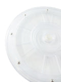 8" Clear Plastic Spinner Lazy Susan Turntable Organizer for Spice Rack Table Cake Kitchen Pantry