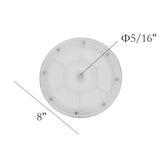 8" Clear Plastic Spinner Lazy Susan Turntable Organizer for Spice Rack Table Cake Kitchen Pantry