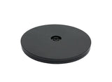 4" Black Plastic Spinner Lazy Susan Turntable Organizer for Spice Rack Table Cake Kitchen Pantry