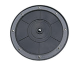 8" Black Plastic Spinner Lazy Susan Turntable Organizer for Spice Rack Table Cake Kitchen Pantry
