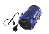 Rechargeable Camping Lantern Solar Flashlight Emergency Lantern with USB Power Bank Blue 16991