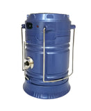 Rechargeable Camping Lantern Solar Flashlight Emergency Lantern with USB Power Bank Blue 16991