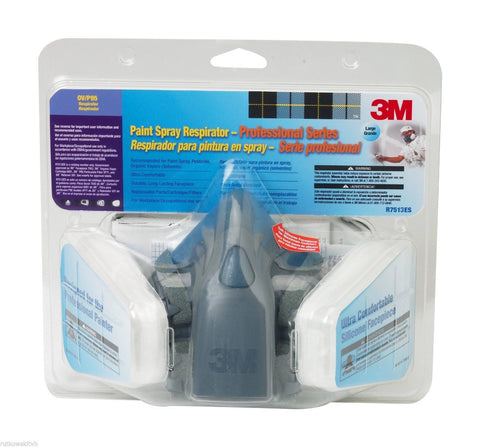 3M 7513PA1-A (R-7513ES) LRG PROFESSIONAL SERIES RESPIRATOR ASSEMBLY 17022