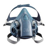 PROFESSIONAL HALF MASK SILICONE FACEPIECE RESPIRATOR NO CARTRIDGES OR PREFILTERS