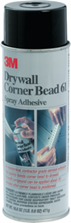 3M 61 24OZ SPRAY DRYWALL CORNER BEAD ADHESIVE LOW VOC 17046