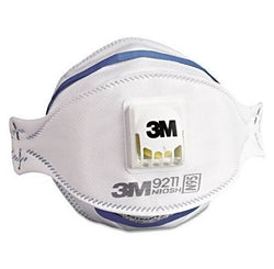 3M 9211PB1-A (R9211-10) N95 RESPIRATOR WITH EXHALATION VALVE BULK PK 1/10 17089