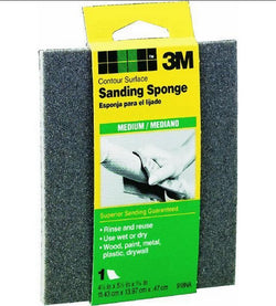 3M 918DC NA 4 1/2 X 5 1/2 X 3/16 MED THIN CONTOUR SOFTBACK SANDING SPONGE