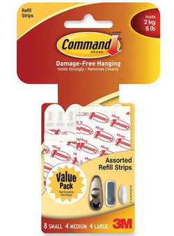 3M 17200CL COMMAND ADHESIVE STRIPS 17118