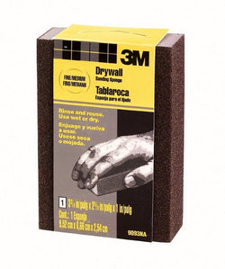 3M 9093 FINE/MED SMALL AREA DRYWALL SAND SPONGE 17129