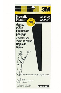 3M 99432 4 3/16 X 11 1/4 100C DRYWALL SANDING SHEETS 25PK 17159