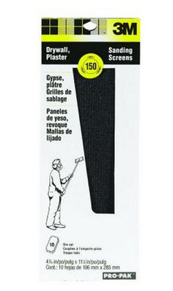 3M 99437 4 3/16 X 11 1/4 150 DRYWALL SANDING SCREENS 10PK 17162