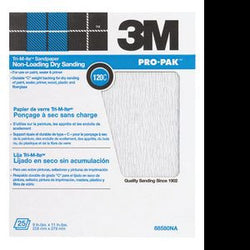 3M 88580NA 9 X 11 120C TRI M ITE FRE CUT SANDPAPER 25PK 17184