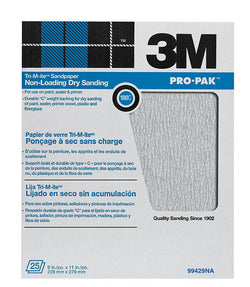 3M 99429NA 9 X 11 100C TRI M ITE FRE CUT SANDPAPER 25PK 17185
