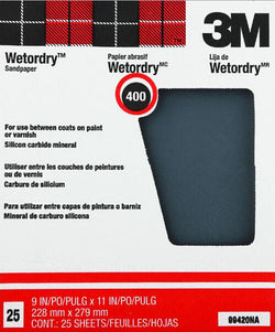3M 99421NA 9 X 11 320A WETORDRY SANDPAPER 25PK 17193