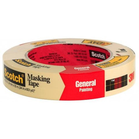 3M 2050-1A 1" X 60YD PAINTERS MASKING TAPE S/W 17364
