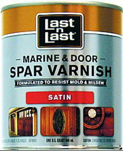 ABSOLUTE 50804 QT SATIN LAST N LAST MARINE DOOR SPAR VARNISH 450 VOC 17365