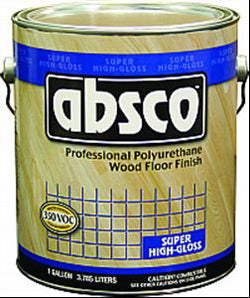 ABSOLUTE 89501 1G GLOSS ABSCO POLYURETHANE WOOD FLOOR FINISH 350 VOC 17366