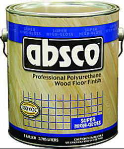 ABSOLUTE 89511 1G SATIN ABSCO POLYURETHANE WOOD FLOOR FINISH 350 VOC 17367