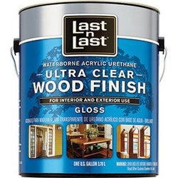 ABSOLUTE 13001 1G GLOSS ULTRA CLEAR LAST N LAST WATERBORNE WOOD FINISH 275 VOC