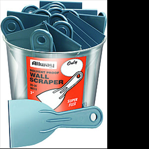 ALLWAY DS30 3 PLASTIC PUTTY KNIFE BUCKET PK 1/25 17434