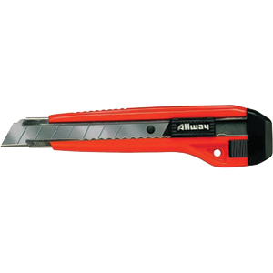 ALLWAY 07700 KS7 DELUXE 7PT BREAK A WAY KNIFE W/3 BLADES 17453