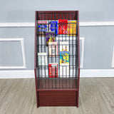 Literature Rack Brochure Leaflet Stand Floor Display Tourist Information Kiosk 1746 RED