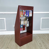 Literature Rack Brochure Leaflet Stand Floor Display Tourist Information Kiosk 1746 RED