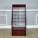 Literature Rack Brochure Leaflet Stand Floor Display Tourist Information Kiosk 1746 RED