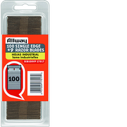 ALLWAY SEB100VP #9 RAZOR BLADES BULK 100PK 17477