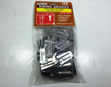 SIDING WEDGES 100/CARD Aluminum Siding Wedges Clips 17536