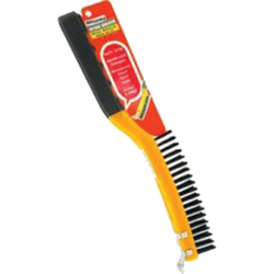 ALLWAY 12319 SB319 3 X 19 ROW WIRE BRUSH W/SCRAPER 1/ CARD 17554