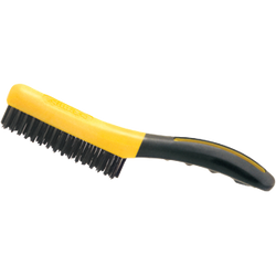 ALLWAY 12416 SB416 4 X 16 ROW WIRE BRUSH SHOE HANDLE 1/ CARD 17556