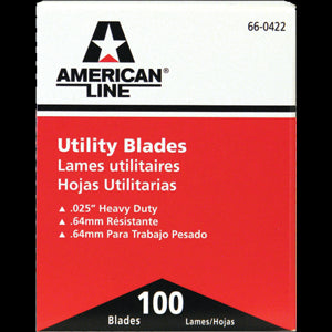 ASR 66-0422 .025 2 NOTCH HD UTILITY BLADE DISPENSER BOX 100PK 17589