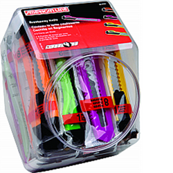 ASR 66 0456 8PT NEON BREAKAWAY KNIFE BUCKET 25PK 17592