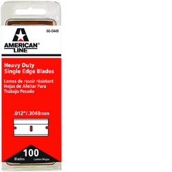 ASR 66 0448 .012 HD SINGLE EDGE BLADE 100PK 17598