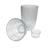 Transparent Polycarbonate Cocktail, Milk Tea Shot Shaker/Bartender/Mixing Pot 17 oz/500cc 18012