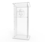 Clear Acrylic Lucite Podium Pulpit Lectern 45" Tall 1803-2+12152
