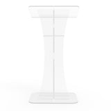 Podium Clear Ghost Acrylic w / White Cross1803 310 Easy Assembly Required