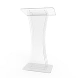 Podium Clear Ghost Acrylic Pulpit or Lectern   1803 3 SHIP FULLY ASSEMBLED