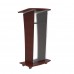 Podium, Clear Acrylic w/ wood frame Lectern Pulpit 1803-5